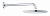 Верхний душ Grohe Tempesta 250 (26668000) с кронштейном 38 см., хром/белый