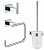 Набор аксессуаров для ванной Grohe Essentials Cube City Restroom (40757001) 3 в 1, крючок 40511, бум