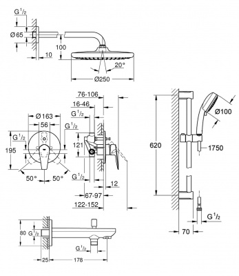 Grohe Eurosmart Cosmopolitan SET293