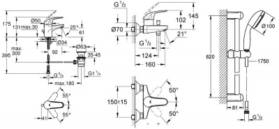 Grohe Euroeco SET628