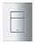 Кнопка смыва Grohe пневматическая для инсталляции Rapid SL, глянцевый хром