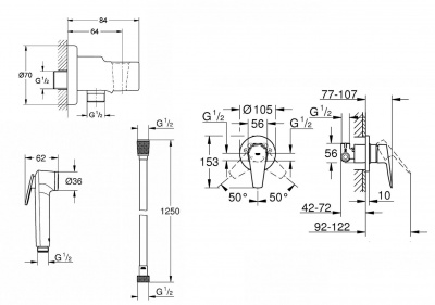 Grohe Bau Flow SET428