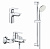 Комплект смесителей для ванной Grohe BauEdge New S-Size, хром