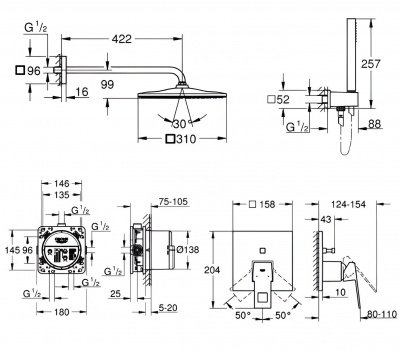 Grohe Eurocube SET113