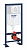 Инсталляция Grohe Rapid SL (38584001) 113 см, для подвесного унитаза, усиленная (без клавиши и крепе