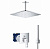 Душевая система Grohe Eurocube Rainshower Mono 310 (SET530) с потолочным душем, хром