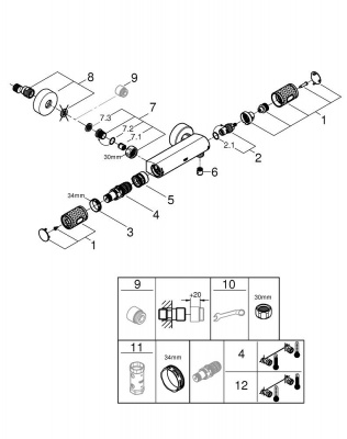 Grohtherm 1000 34776000