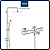 Душевая стойка с термостатом для ванны Grohe Grohtherm 800 Tempesta 60 System, хром