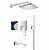 Душевая система с изливом Grohe Eurocube Drei Professional 250, переключатель на 3 положения, Герман