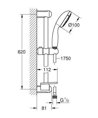 Tempesta Platform Showers 27927001