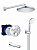 Душевая система Grohe Smart Control Professional 250 (SET166) с тропическим душем, термостатом и изл