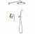Душевая система с тропическим душем Grohe BauEdge E (SET522) Tempesta 210, хром