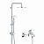 Душевая стойка с верхним душем и смесителем для ванны Grohe Euroeco Tempesta New 60 System, хром