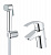 Смеситель для раковины с гигиеническим душем Grohe Eurosmart, хром