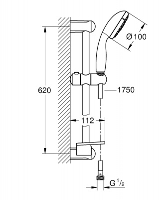 Tempesta Platform Showers 28593002