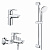 Набор смесителей для ванной Grohe BauLoop New S-Size, хром