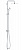 Душевая стойка без смесителя, Grohe Tempesta Cosmopolitan 200 (26453001) высота 104 см, верхний душ 