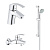 Комплект смесителей для ванной Grohe Eurosmart (124446) 3 в 1, (для раковины 33265002, для ванны 333