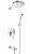 Душевая система Grohe BauEdge Contemporary 250 (SET295) с изливом и ручным душем, хром