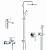 Комплект сантехники для ванны с гигиеническим душем Grohe Eurosmart Cosmopolitan Professional 250