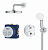Душевая система Grohe Grohtherm Tempesta 210 (SET524), с термостатом, хром