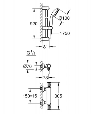 Grohtherm 1000 34566001
