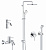 Комплект сантехники для ванной Grohe Bau Classic, душевая система, смеситель, гигиенический душ