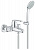 Смеситель Grohe Eurodisc Cosmopolitan (33395002) для ванны, с душевым гарнитуром Euphoria